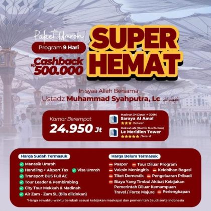 umroh promo hemat september 2024 start surabaya